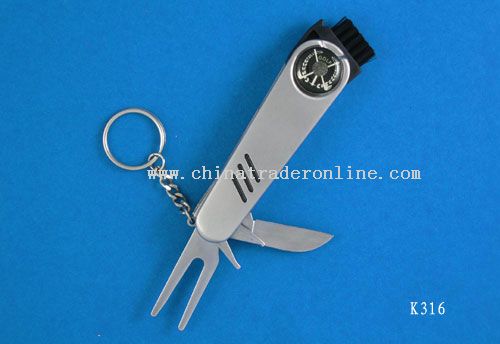 Golf Knife w/Keychain